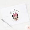 Disney's_Minnie_Mouse___Polka_Dot_Baby_Shower_Classic_Round_Sticker_4 Disneys Minnie Mouse Polka Dot Baby Shower Classic Round Sticker