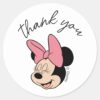 Disney's_Minnie_Mouse___Polka_Dot_Girl's_Birthday_Classic_Round_Sticker_1 Disneys Minnie Mouse Polka Dot Girls Birthday Classic Round Sticker
