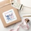 Disneys Stitch Twins L Baby Shower Thank You Square Sticker