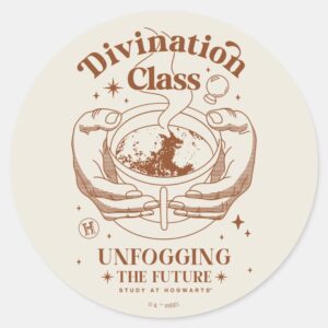 Divination Class Unfogging The Future Classic Round Sticker