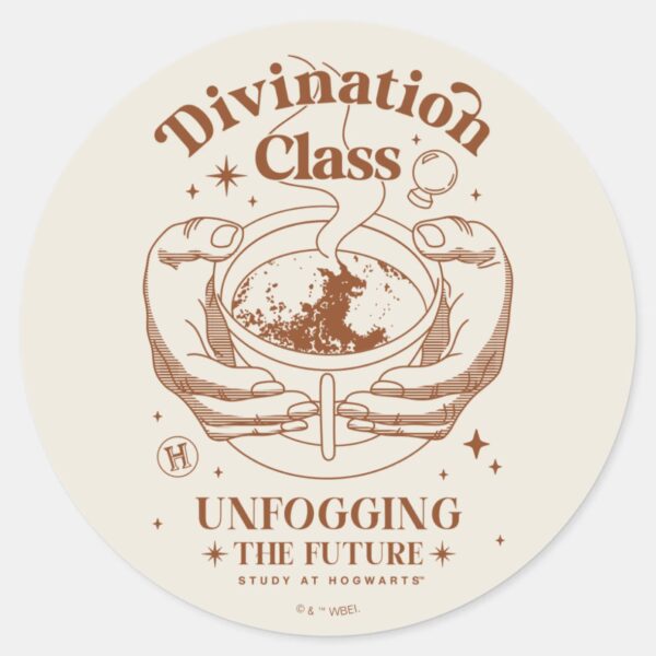 Divination_Class_-_Unfogging_The_Future_Classic_Round_Sticker_1 Divination Class Unfogging The Future Classic Round Sticker