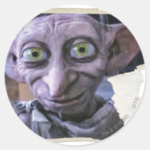 Dobby 1 Classic Round Sticker