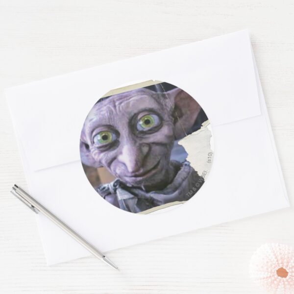 Dobby_1_classic_round_sticker_3 Dobby 1 Classic Round Sticker