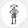 Dobby_2_classic_round_sticker_1 Dobby 2 Classic Round Sticker