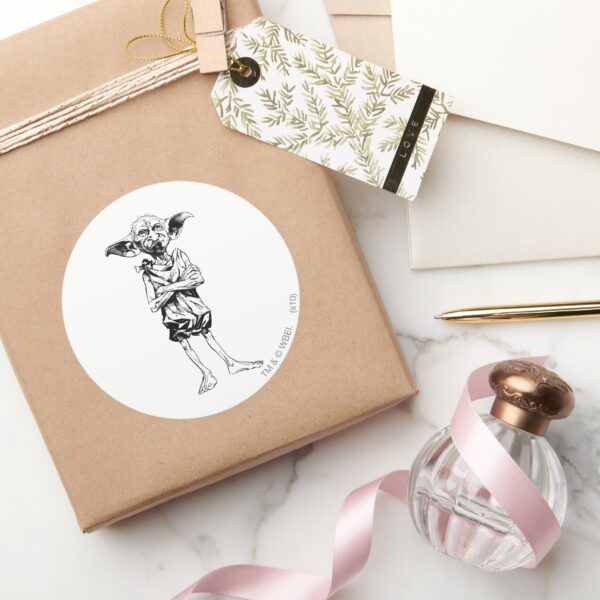 Dobby_3_classic_round_sticker_5 Dobby 3 Classic Round Sticker