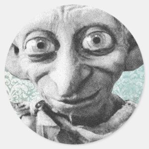 Dobby 4 Classic Round Sticker