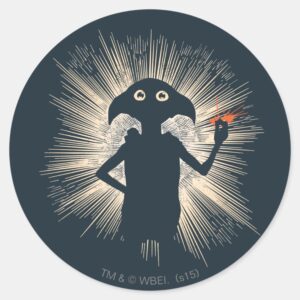 Dobby Casting Magic Classic Round Sticker
