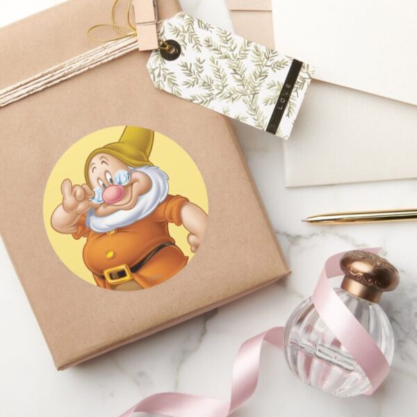 Doc_4_classic_round_sticker_5 Doc 4 Classic Round Sticker