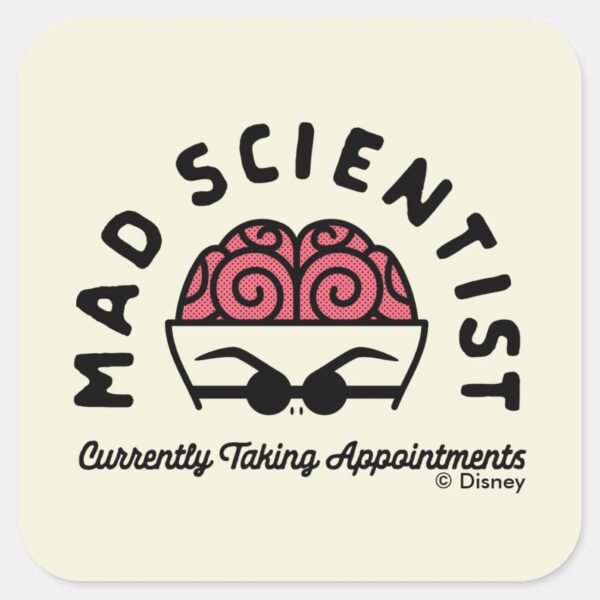 Doctor_Finklestein_-_Mad_Scientist_Square_Sticker_1 Doctor Finklestein Mad Scientist Square Sticker