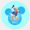 Donald Duck Classic Round Sticker