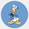 Donald Duck Smile Classic Round Sticker