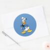 Donald Duck Smile Classic Round Sticker