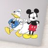 Donald_Duck_&_Mickey_Fist_Bump_Sticker_1 Donald Duck Mickey Fist Bump Sticker