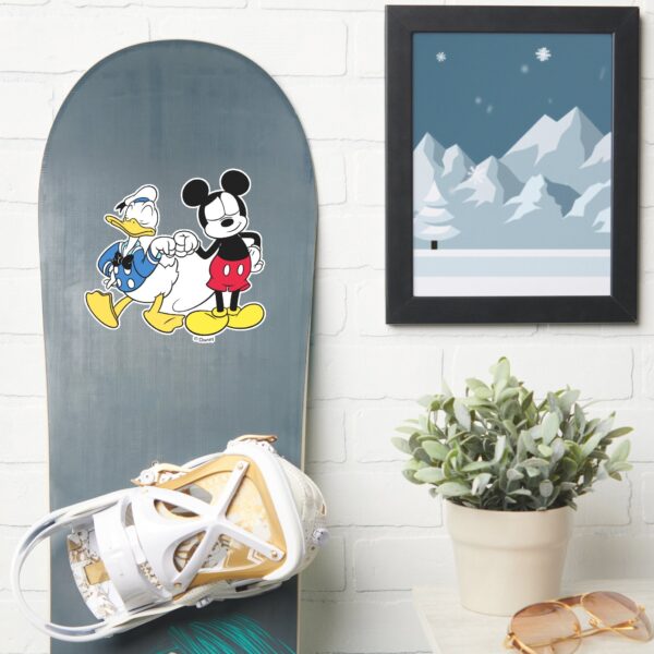 Donald_Duck_&_Mickey_Fist_Bump_Sticker_7 Donald Duck Mickey Fist Bump Sticker