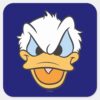 Donald_Duck___Angry_Face_Square_Sticker_1 Donald Duck Angry Face Square Sticker