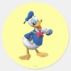Donald_Duck___Arm_Up_Classic_Round_Sticker_1 Donald Duck Arm Up Classic Round Sticker