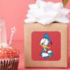 Donald_Duck___Arms_Crossed_Square_Sticker_6 Donald Duck Arms Crossed Square Sticker