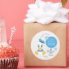 Donald Duck First Birthday Classic Round Sticker