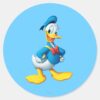 Donald_Duck___Happy_Classic_Round_Sticker_1 Donald Duck Happy Classic Round Sticker