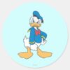 Donald_Duck___One_Hand_on_Hip_Classic_Round_Sticker_1 Donald Duck One Hand On Hip Classic Round Sticker
