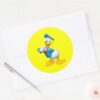 Donald_Duck___Posing_Classic_Round_Sticker_3 Donald Duck Posing Classic Round Sticker
