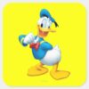 Donald_Duck___Posing_Square_Sticker_1 Donald Duck Posing Square Sticker