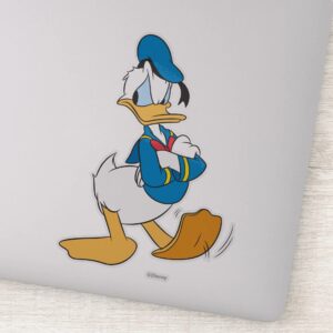 Donald Duck Standing Arms Crossed Sticker