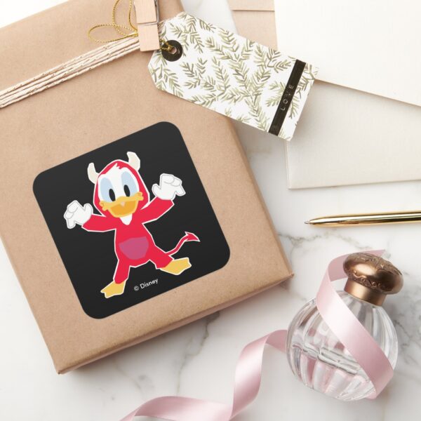 Donald_Duck_as_Devil_Square_Sticker_5 Donald Duck As Devil Square Sticker