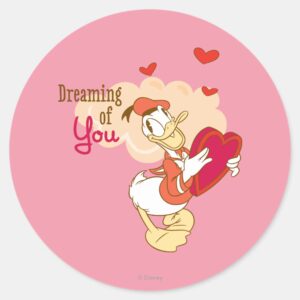 Doo Bee My Valentine Classic Round Sticker
