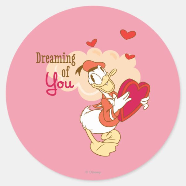 Doo Bee My Valentine Classic Round Sticker