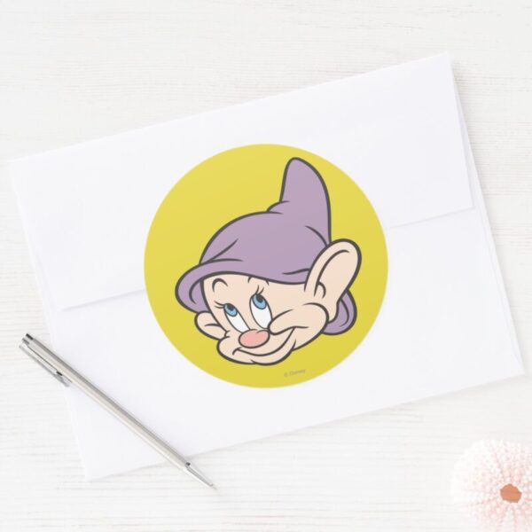 Dopey_2_classic_round_sticker_3 Dopey 2 Classic Round Sticker