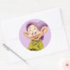 Dopey Standing Classic Round Sticker