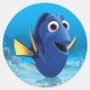 Dory___Finding_Dory_Classic_Round_Sticker_1 Dory Finding Dory Classic Round Sticker