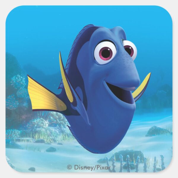 Dory___Finding_Dory_Square_Sticker_1 Dory Finding Dory Square Sticker