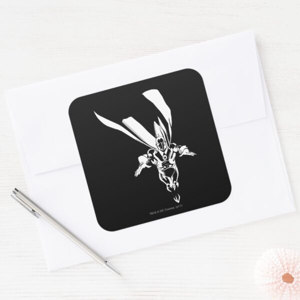 Dr._Fate_Flying_Outline_Square_Sticker_3 Dr. Fate Flying Outline Square Sticker