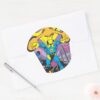 Dr. Fate Manipulates Magic Classic Round Sticker