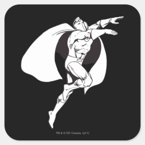 Dr. Fate Soaring Outline Square Sticker
