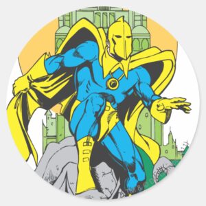 Dr. Fate Invisible Tower Classic Round Sticker