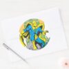 Dr. Fate Invisible Tower Classic Round Sticker