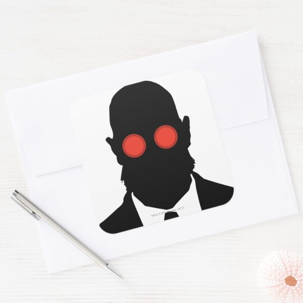 Dr._Hugo_Strange_Silo_Square_Sticker_3 Dr. Hugo Strange Silo Square Sticker