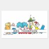 Dr._Seuss_Characters_&_Teacher_Name_Rectangular_Sticker_1 Dr. Seuss Characters Teacher Name Rectangular Sticker