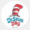 Dr._Seuss_Day_Classic_Round_Sticker_1 Dr. Seuss Day Classic Round Sticker