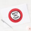 Dr._Seuss_Thing_One_Thing_Two_-_Birthday_Thing_Classic_Round_Sticker_3 Dr. Seuss Thing One Thing Two Birthday Thing Classic Round Sticker