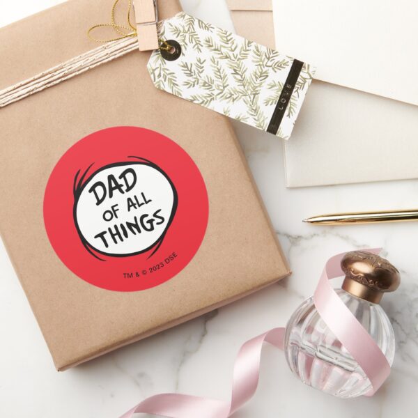 Dr._Seuss_Thing_One_Thing_Two_-_Dad_of_all_Things_Classic_Round_Sticker_5 Dr. Seuss Thing One Thing Two Dad Of All Things Classic Round Sticker
