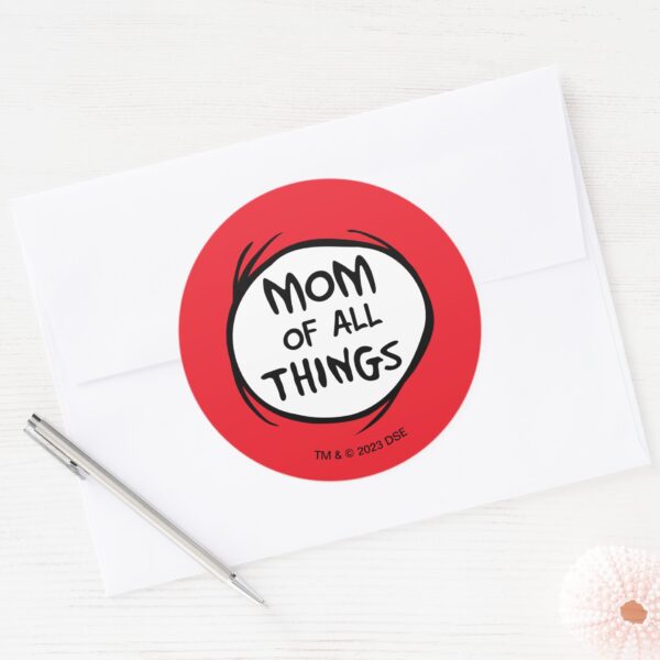 Dr._Seuss_Thing_One_Thing_Two_-_Mom_of_all_Things_Classic_Round_Sticker_3 Dr. Seuss Thing One Thing Two Mom Of All Things Classic Round Sticker