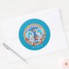 Dr._Seuss___Cadet_One_Cadet_Two_Space_Explorer_Classic_Round_Sticker_3 Dr. Seuss Cadet One Cadet Two Space Explorer Classic Round Sticker