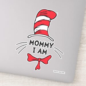 Dr. Seuss Cat In The Hat Mommy I Am Sticker