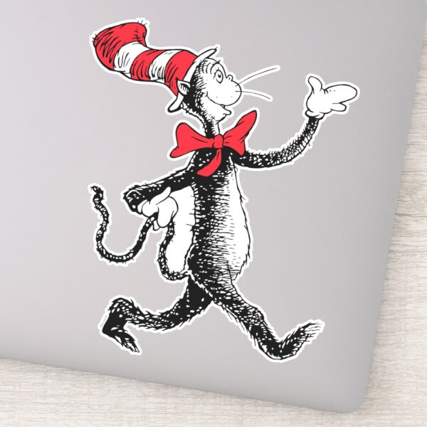 Dr. Seuss Cat In The Hat Cat Walk Sticker