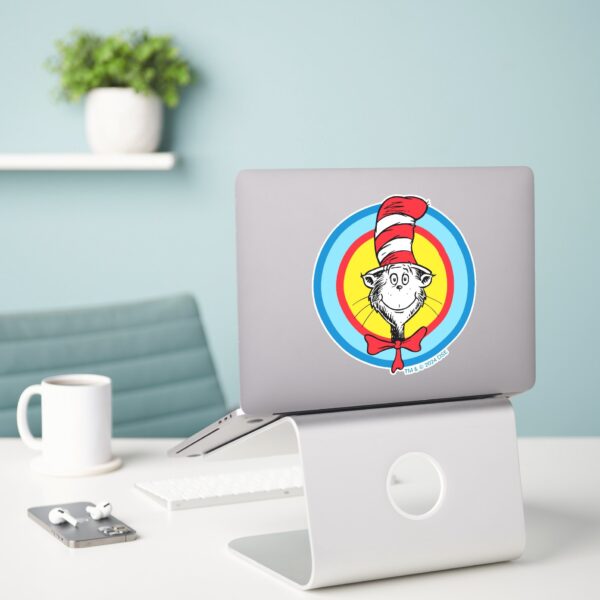 Dr. Seuss Cat In The Hat Head Graphic Sticker