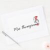 Dr. Seuss Cat In The Hat Icon Custom Name Rectangular Sticker
